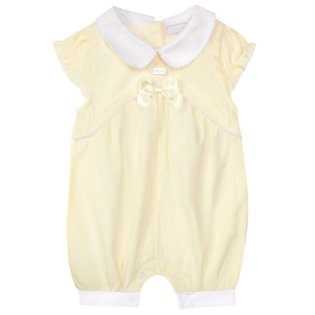 Amore 8042 girls lemon romper