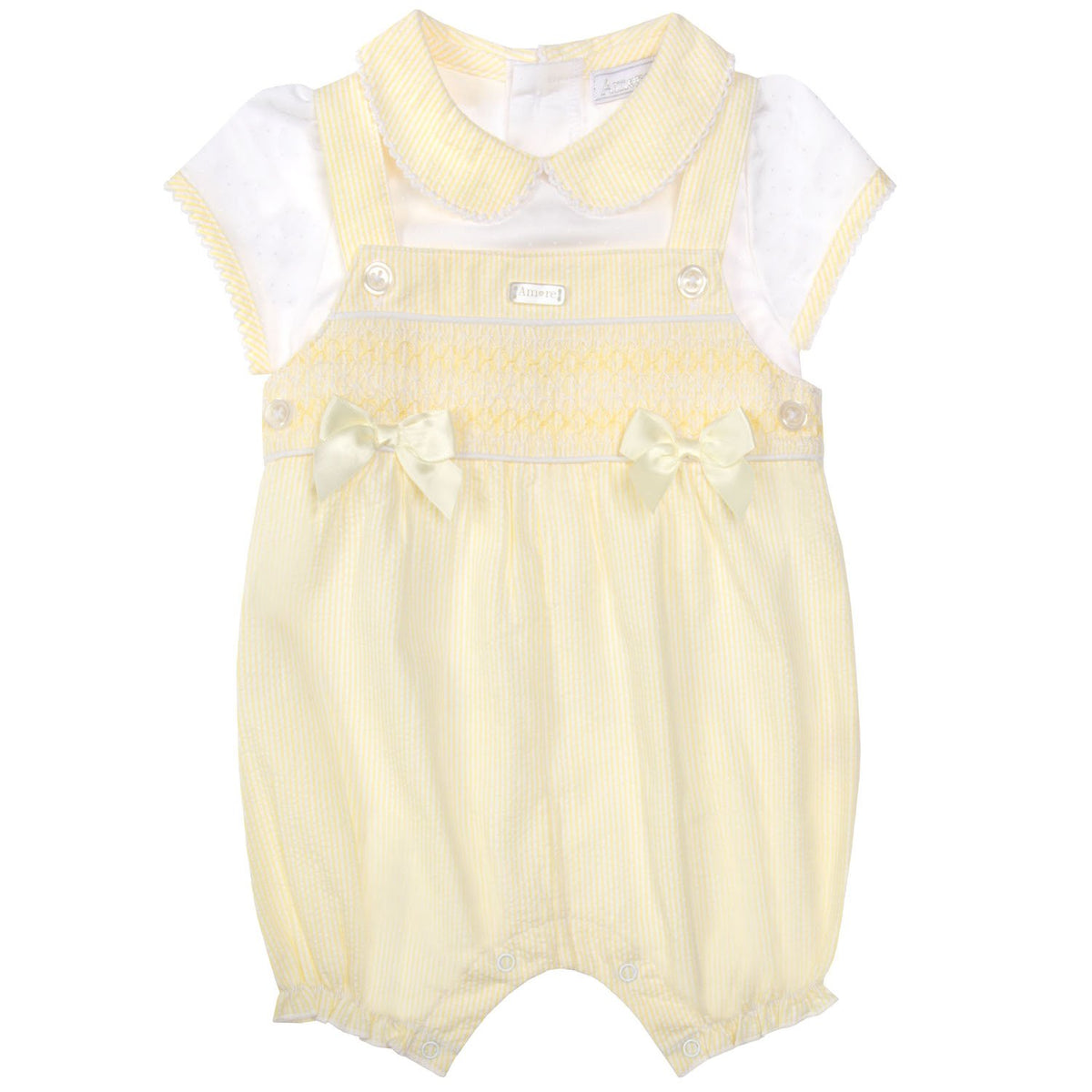 Amore 8045 lemon dungaree