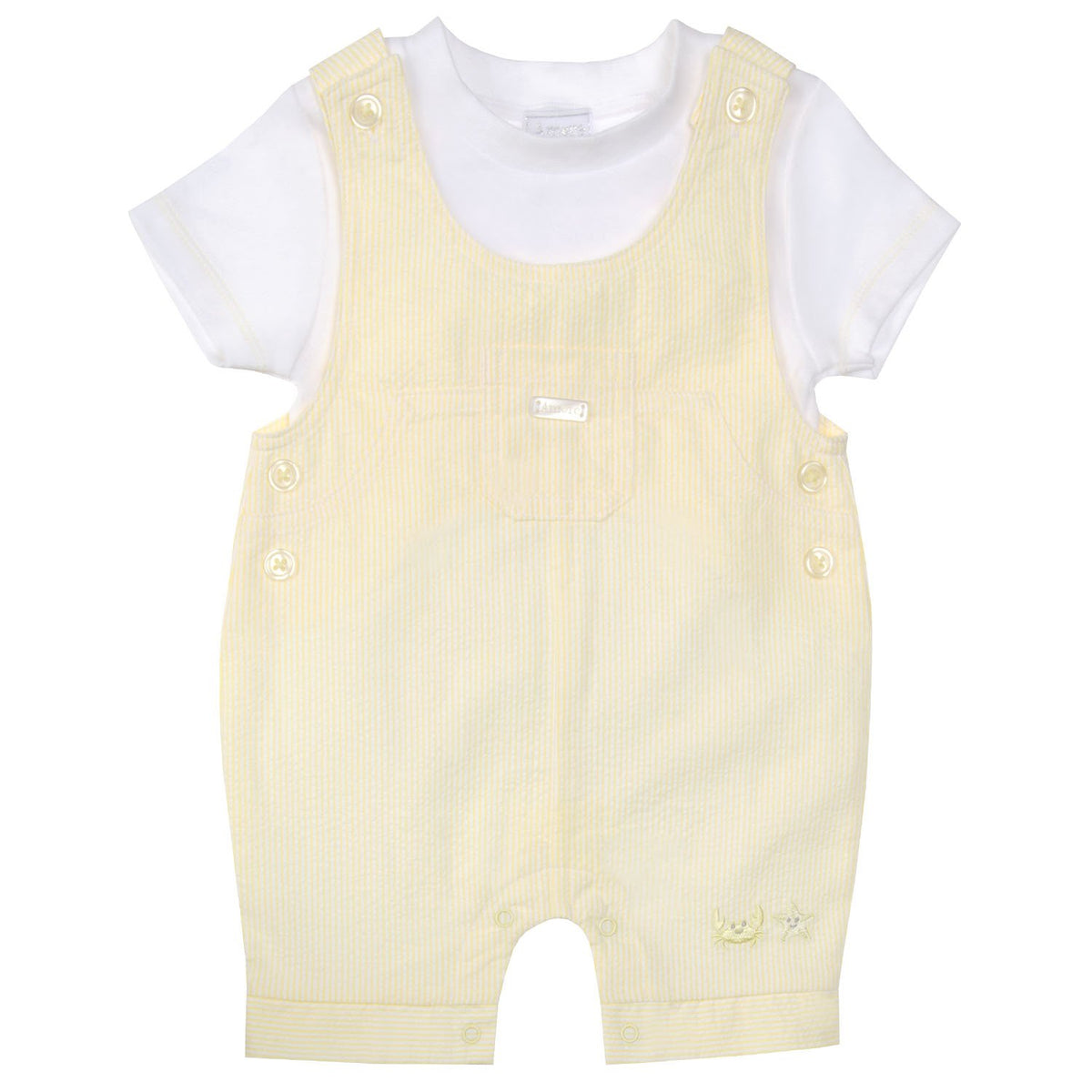 Amore 8047 boy lemon dungaree