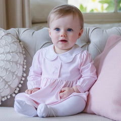 Emile et Rose Maggie Girls Pink Dress & Tights