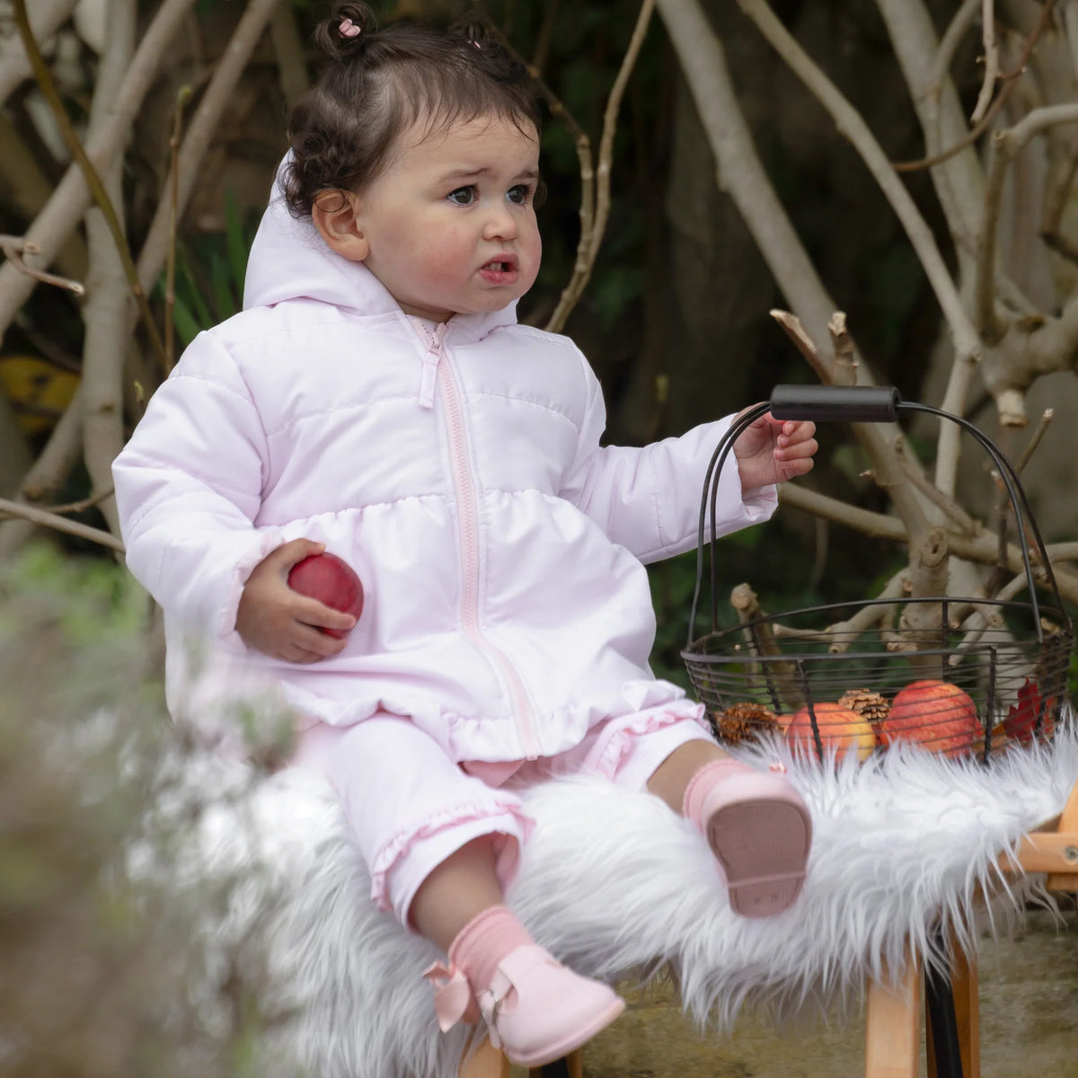 Emile et Rose Megan Girls Pink Padded Jacket