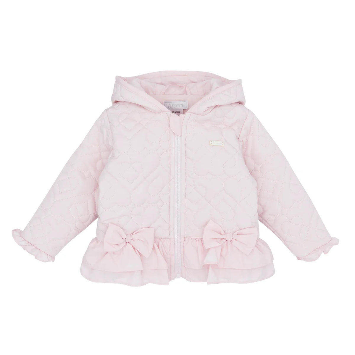 Amore AM0010 Girls Pink quilted Jacket