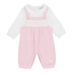 Amore 0100 Baby Girl Dunagree Set