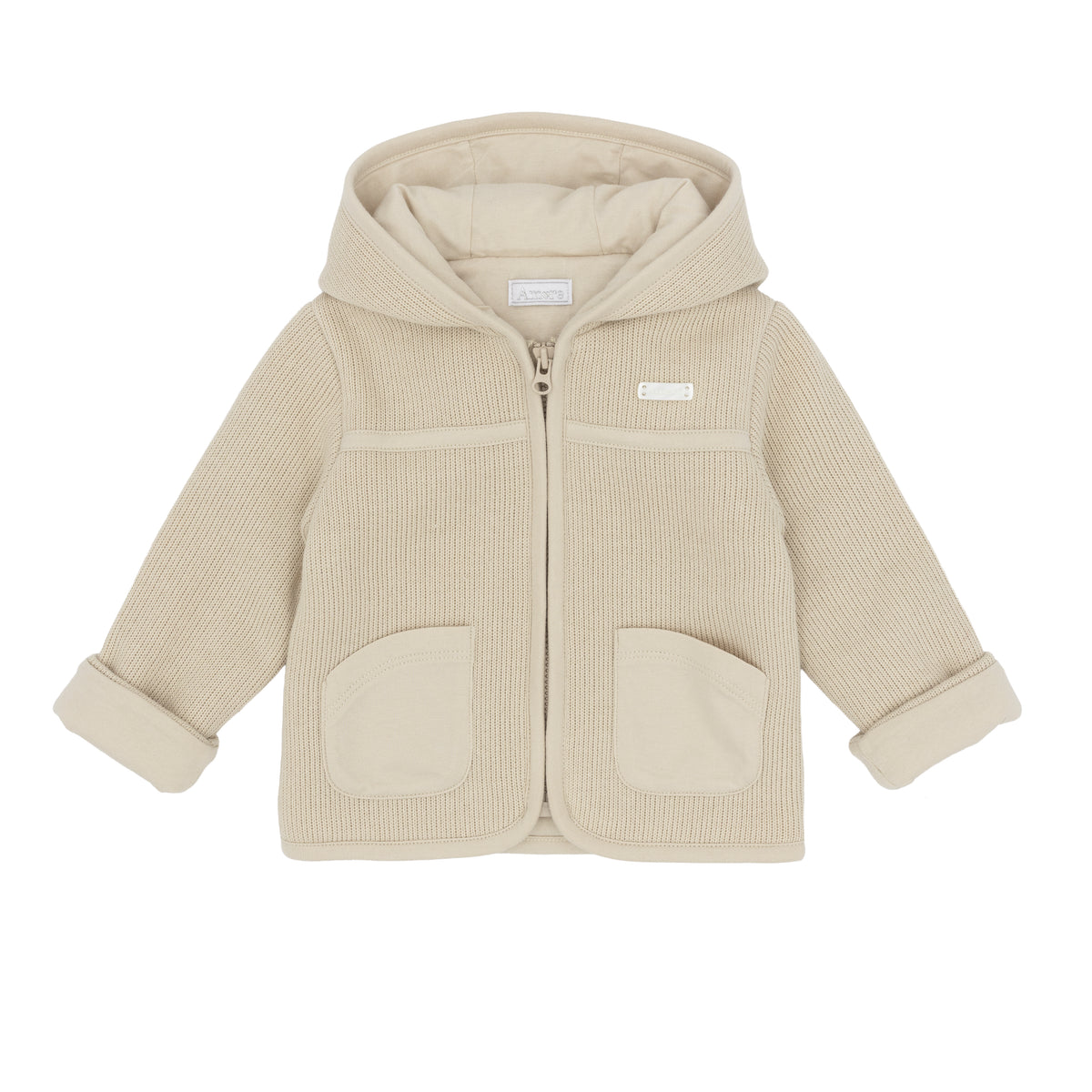 Amore 0130 Boys Beige Knitted Jacket