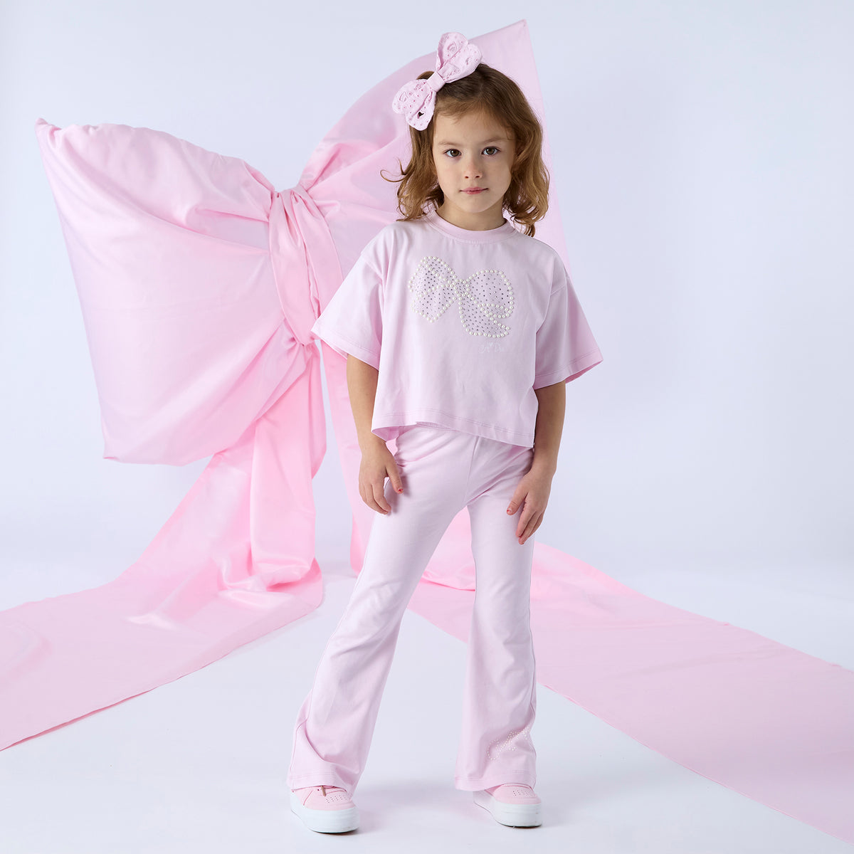 Adee Samantha Pearl Bow Legging set