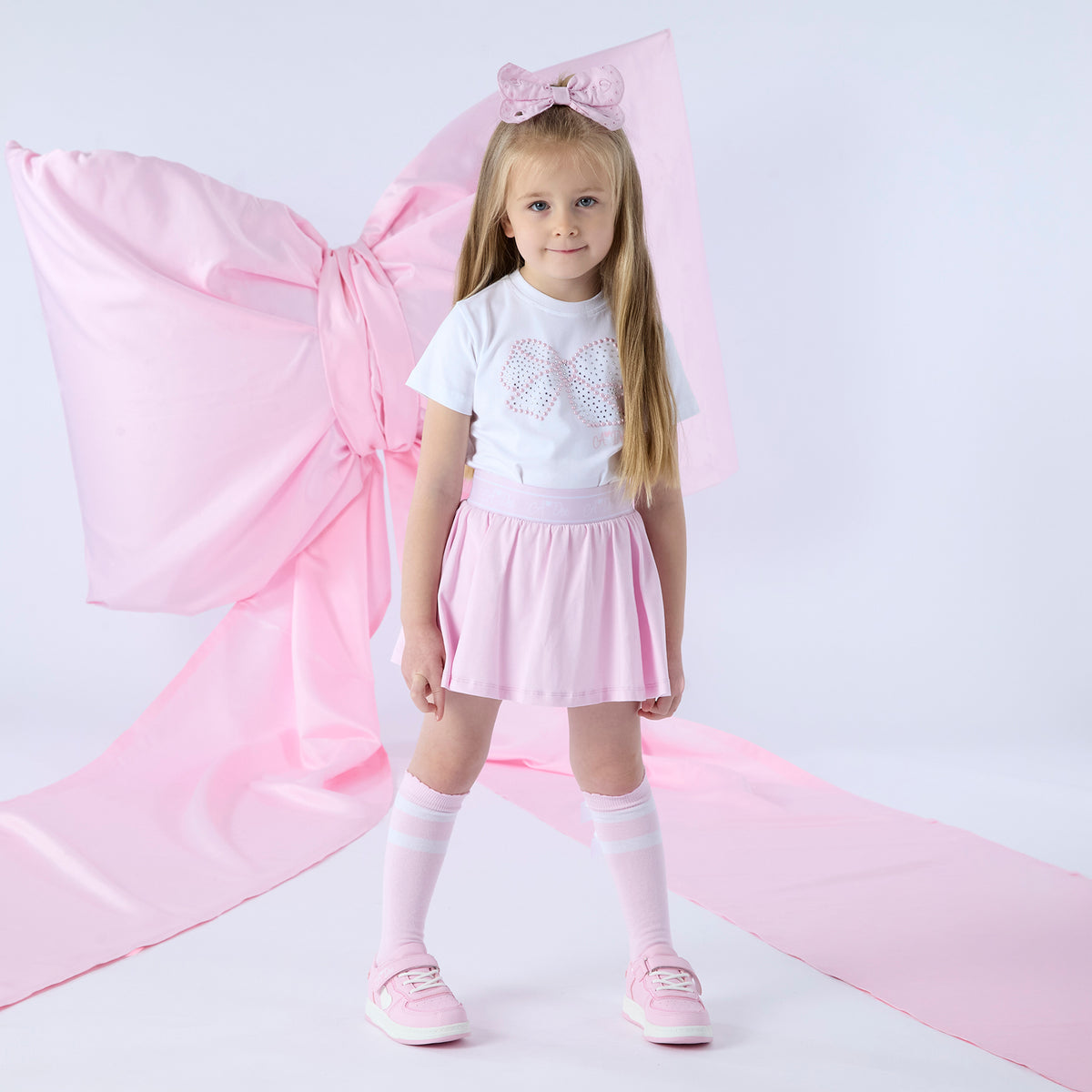 Adee Rose Pink Skort Set
