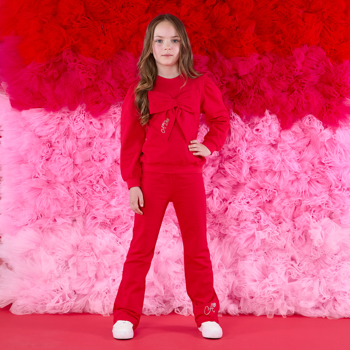 Adee Luna Bow flare tracksuit