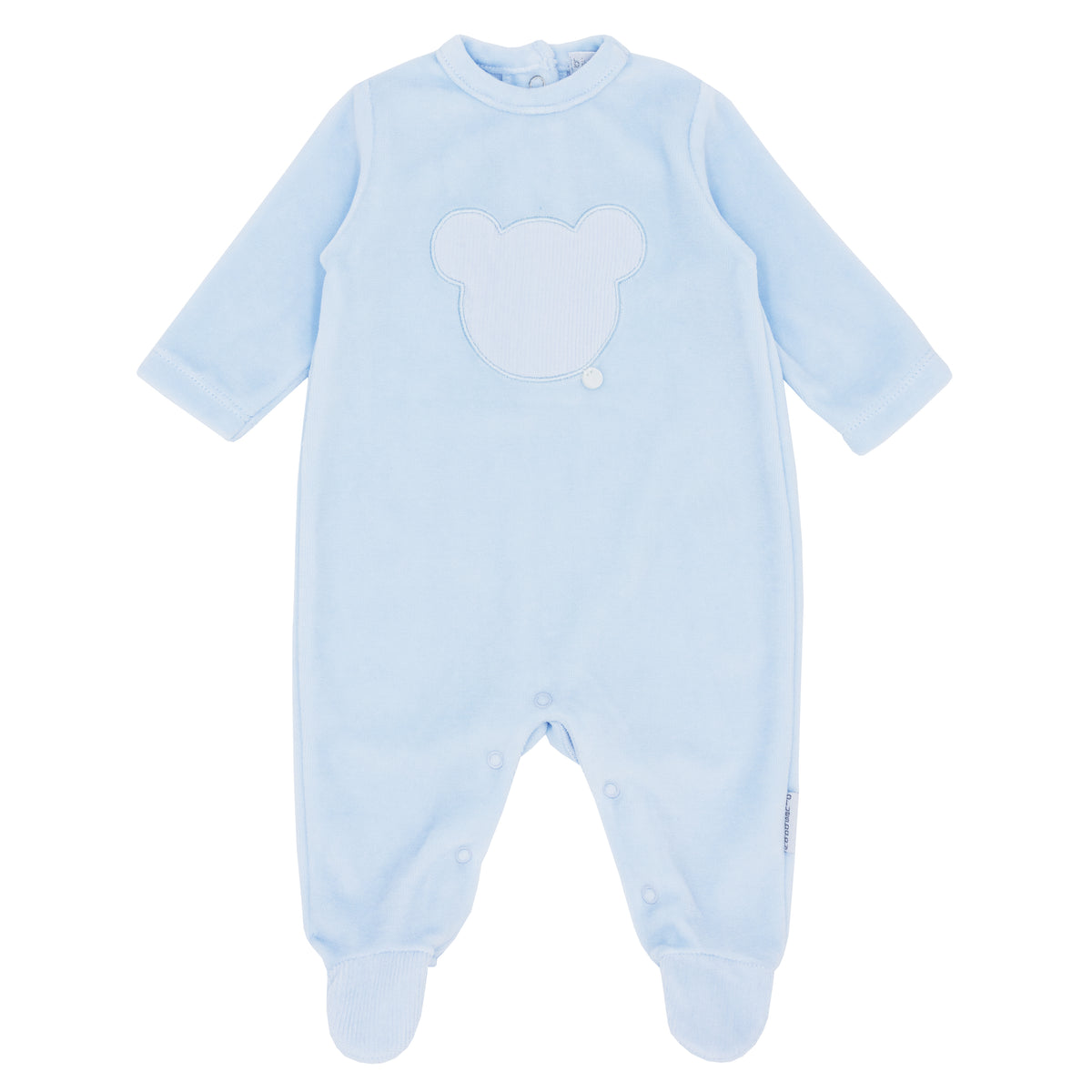 Blue Baby 1108 Boys teddy bear sleeper with bear