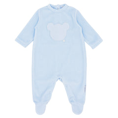 Blue Baby 1108 Boys teddy bear sleeper with bear