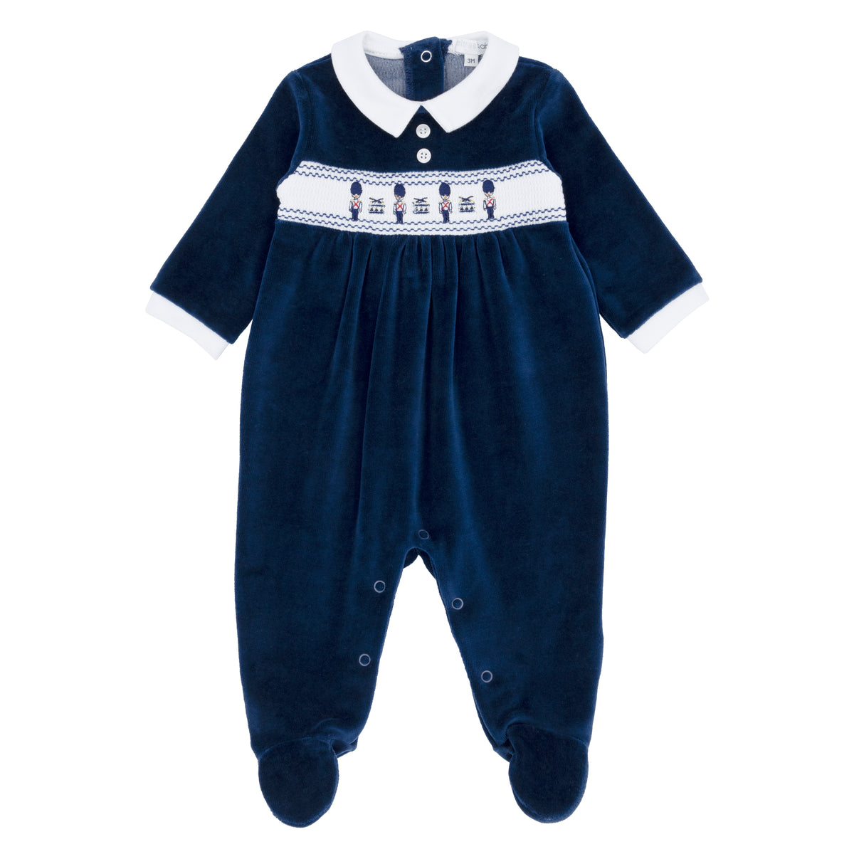 Blues Baby 1418 Boys Navy Soldier All In one
