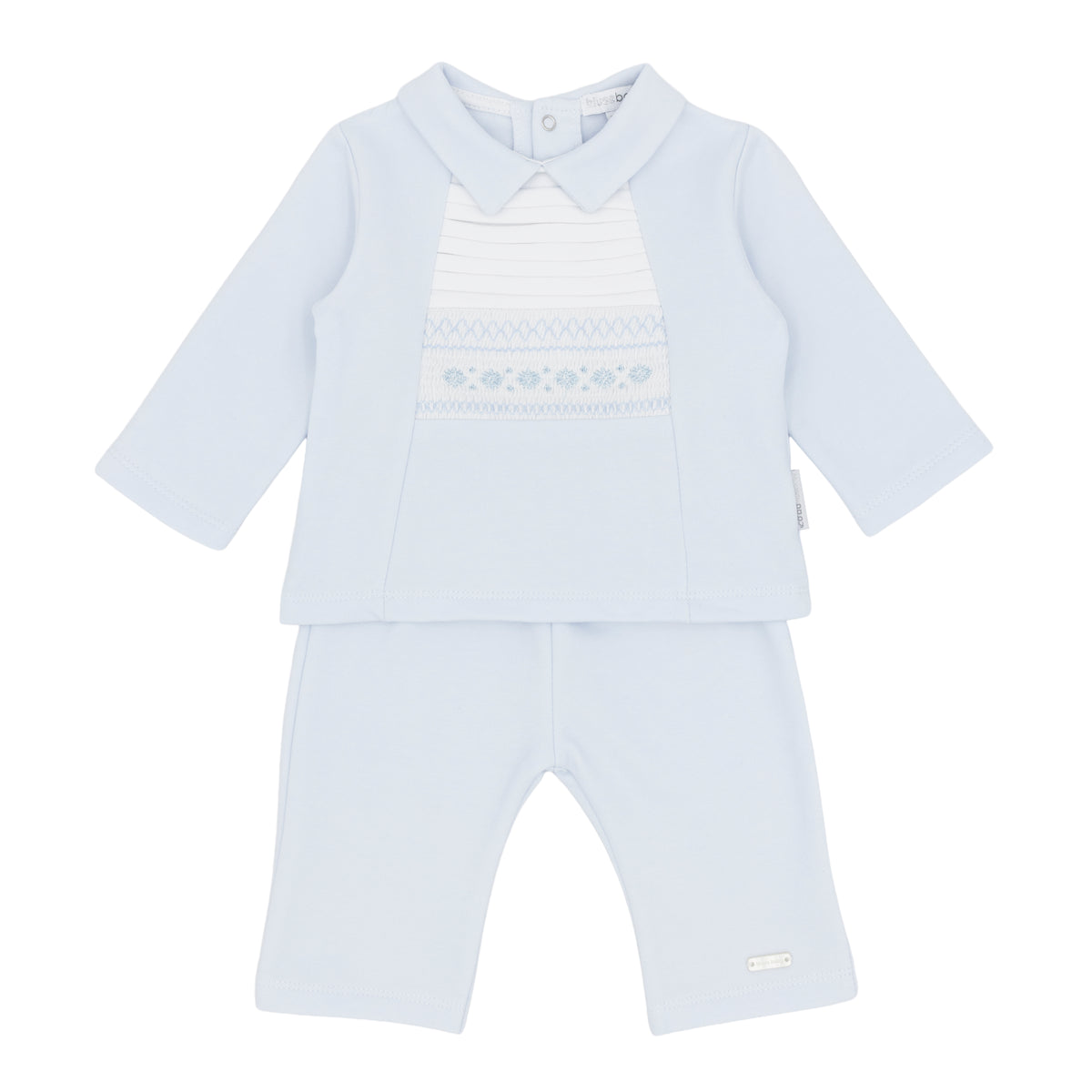 Blues Baby 3110 Boys Blue Two Piece Set