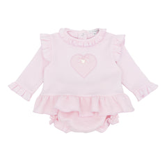 Blues Baby 3180 Girls Pink Jam Pant Set
