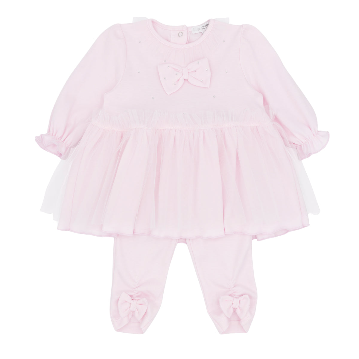 Blues Baby 3202 Girls Pink Legging Set