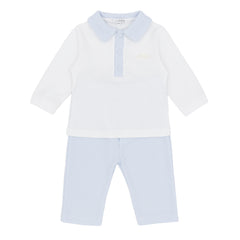 Blues Baby 3231 Boys Blue Polo Set