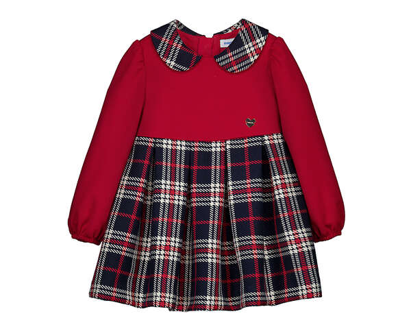 Mayoral 2945 Plaid Dress