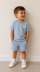 Visara Blue Short set