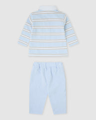 Tutto Piccolo 2703 Stripe Polo Set
