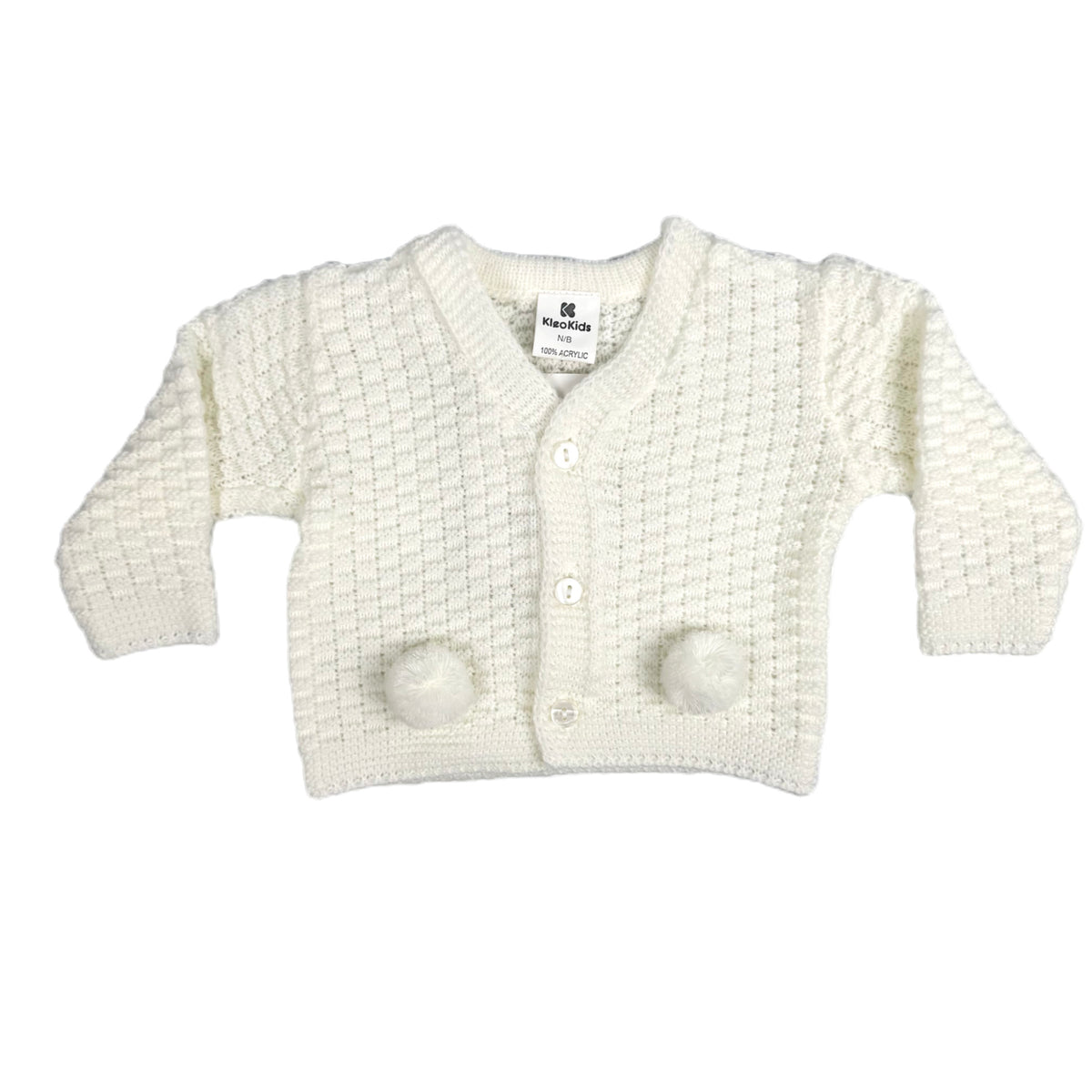 Kleo kids white cardigan