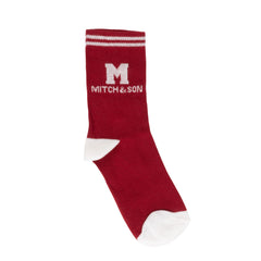 Mitch and son Bennet socks