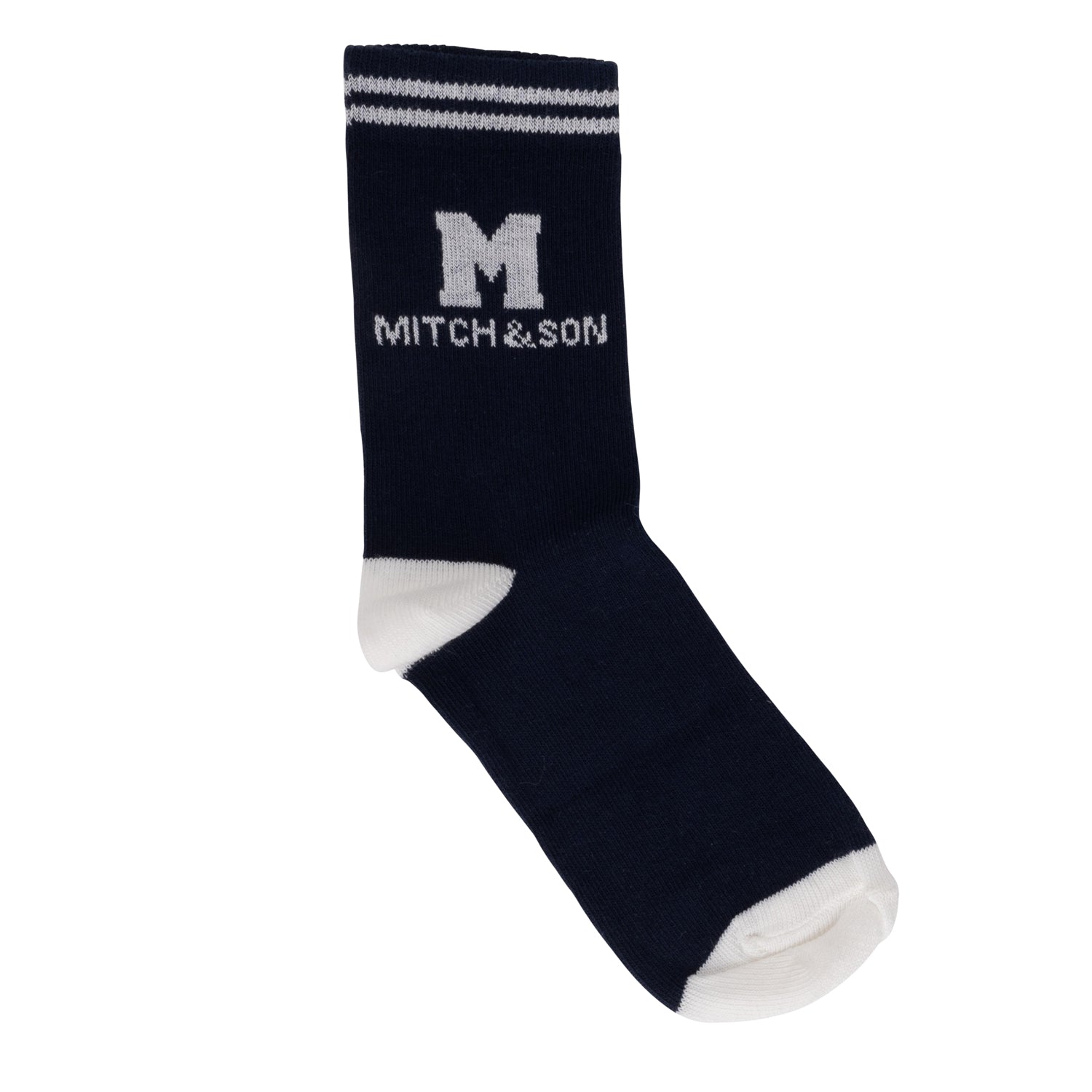 Mitch and son Bennet socks