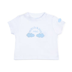 Mitch Baby Erza sky blue short set