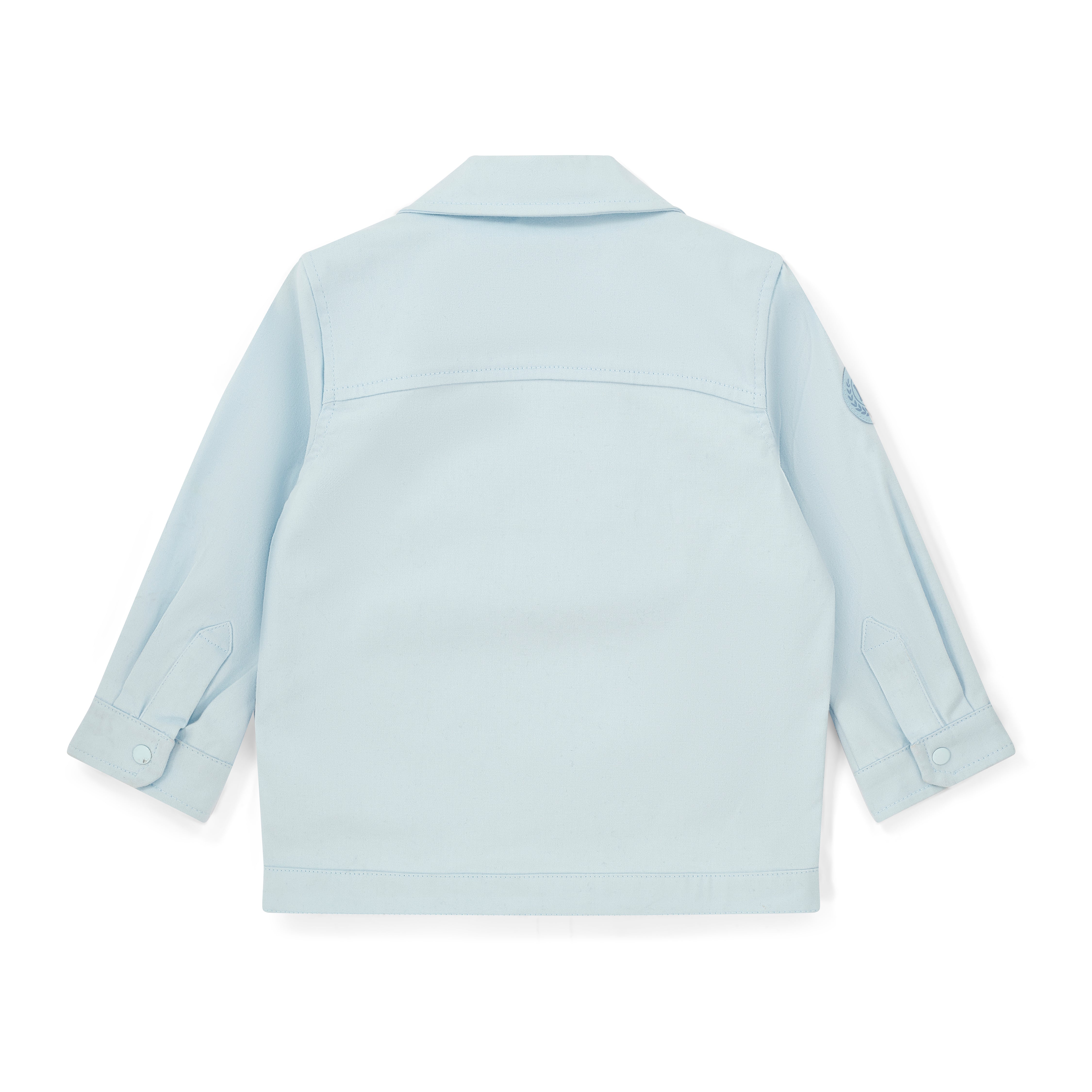 Mitch and son Joseph Blue overshirt