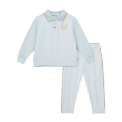 Mitch and Son Blue Jordan polo set