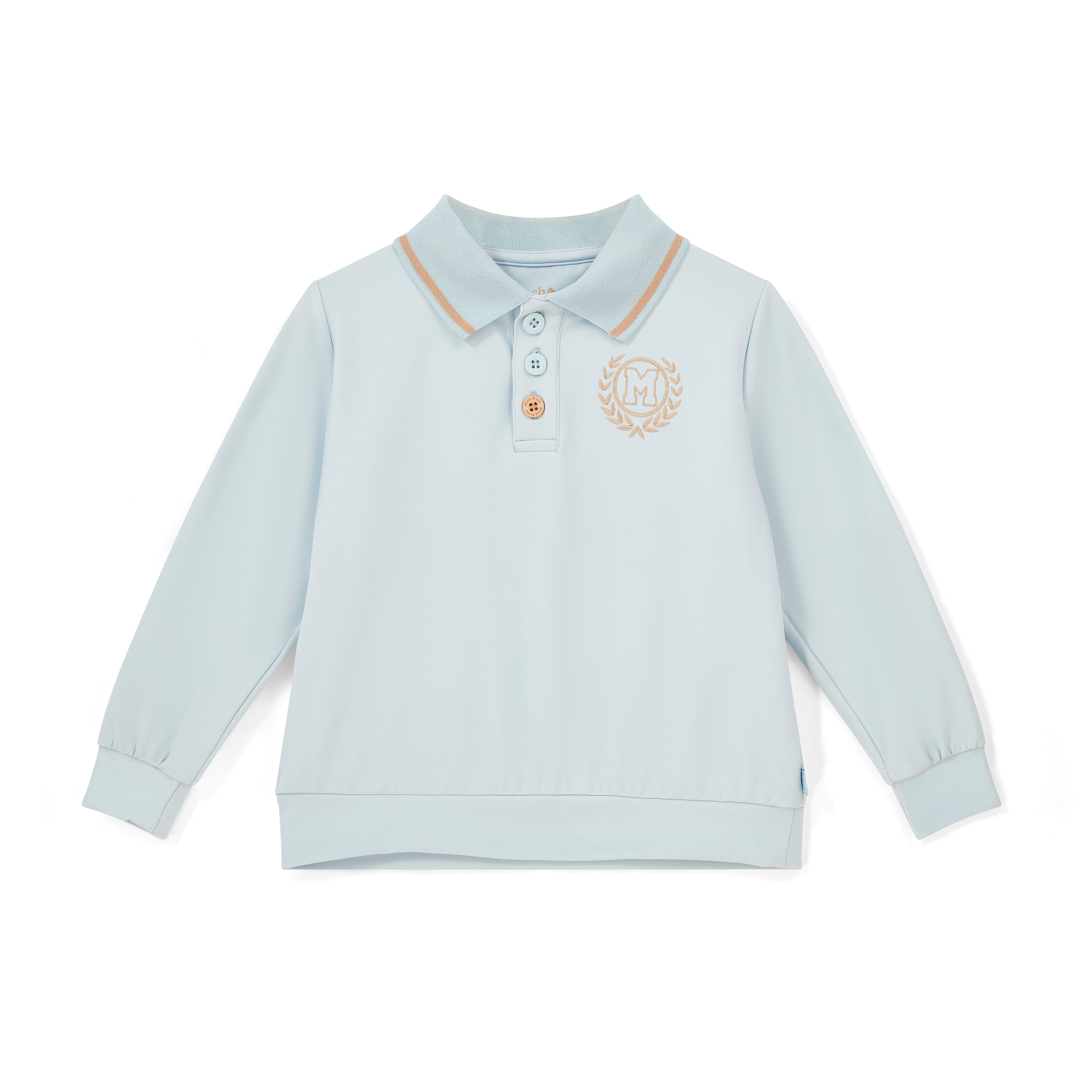 Mitch and Son Blue Jordan polo set
