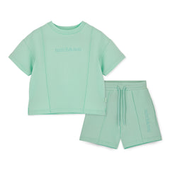 Mitch and son Orlando Mint Short set