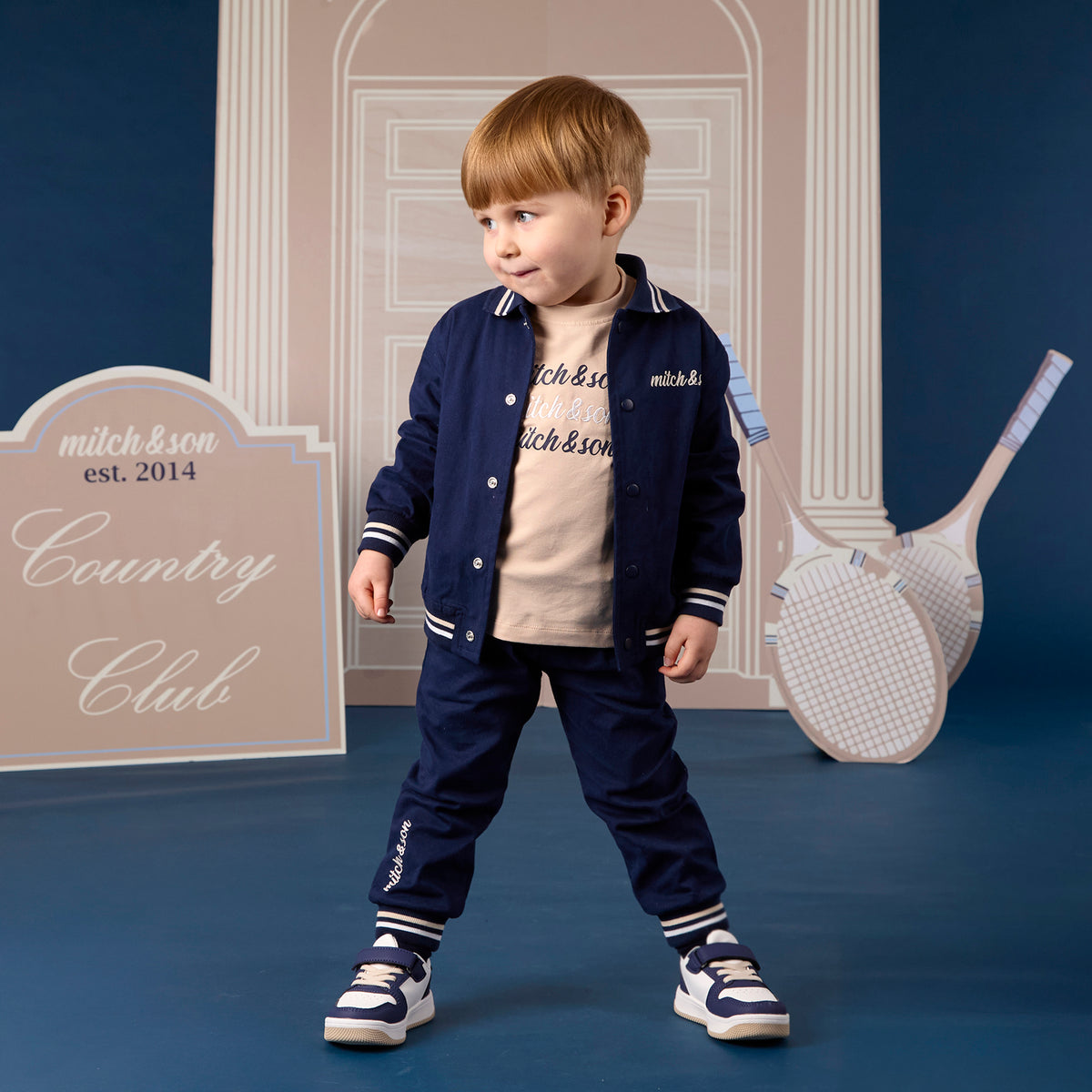 Mitch and Son Santiago Navy Bomber Jacket