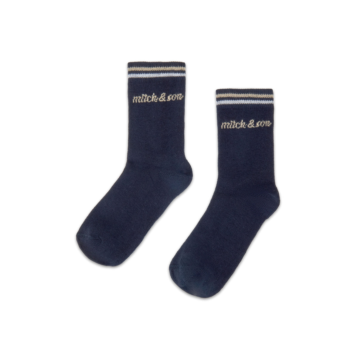 Mitch and Son Stuart Navy Socks
