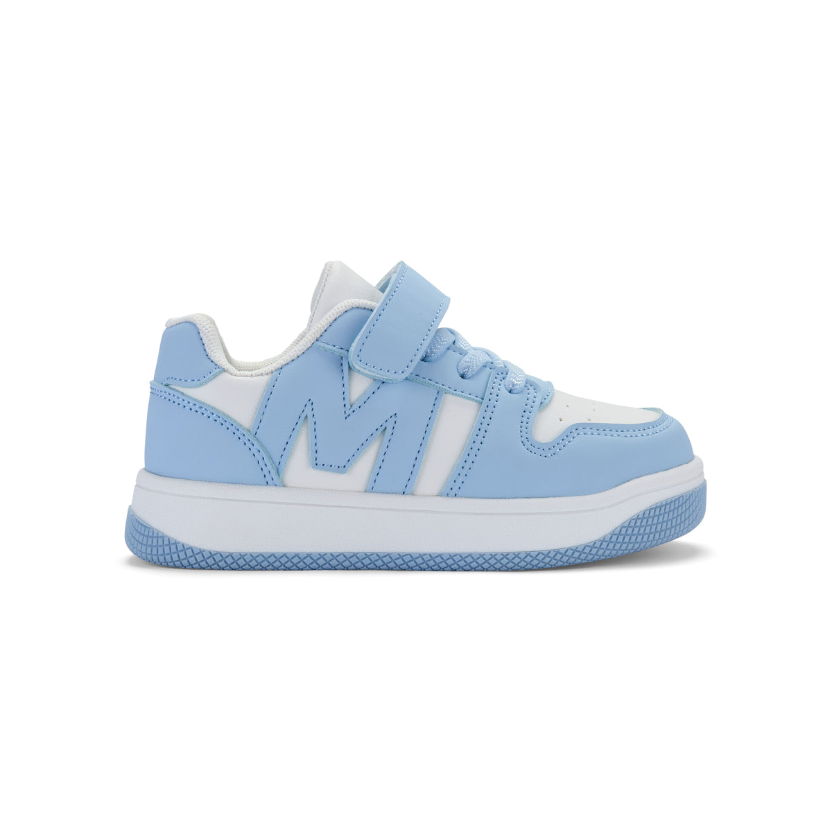 Mitch and son Blue Jump Low Trainers