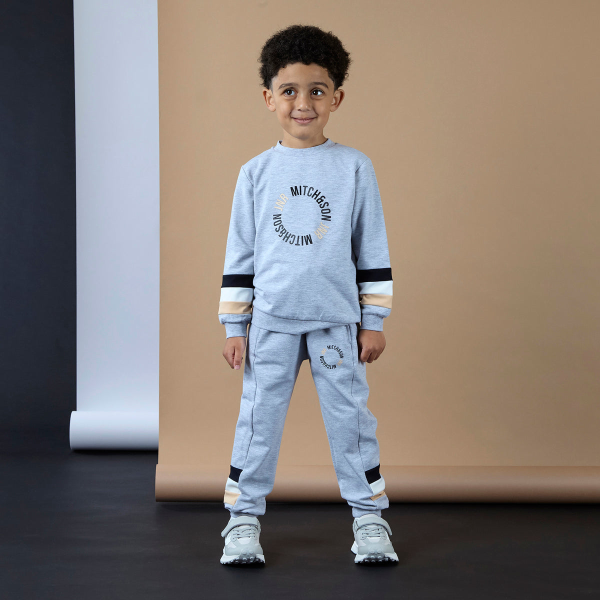 Mitch and Son Logan Grey Tracksuit