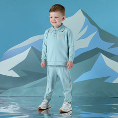 Mitch and Son Icey jade Jordan polo set