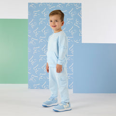 Mitch and son Oakly Blue Tracksuit