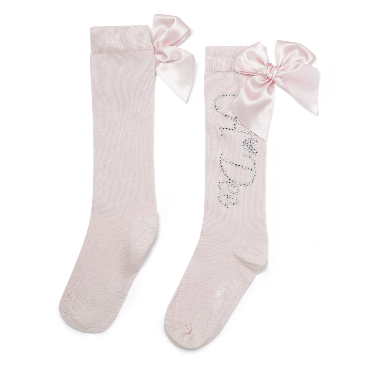 Adee Charleigh bow knee high sock