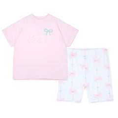 Adee Rebecca Pink Cycling Short set