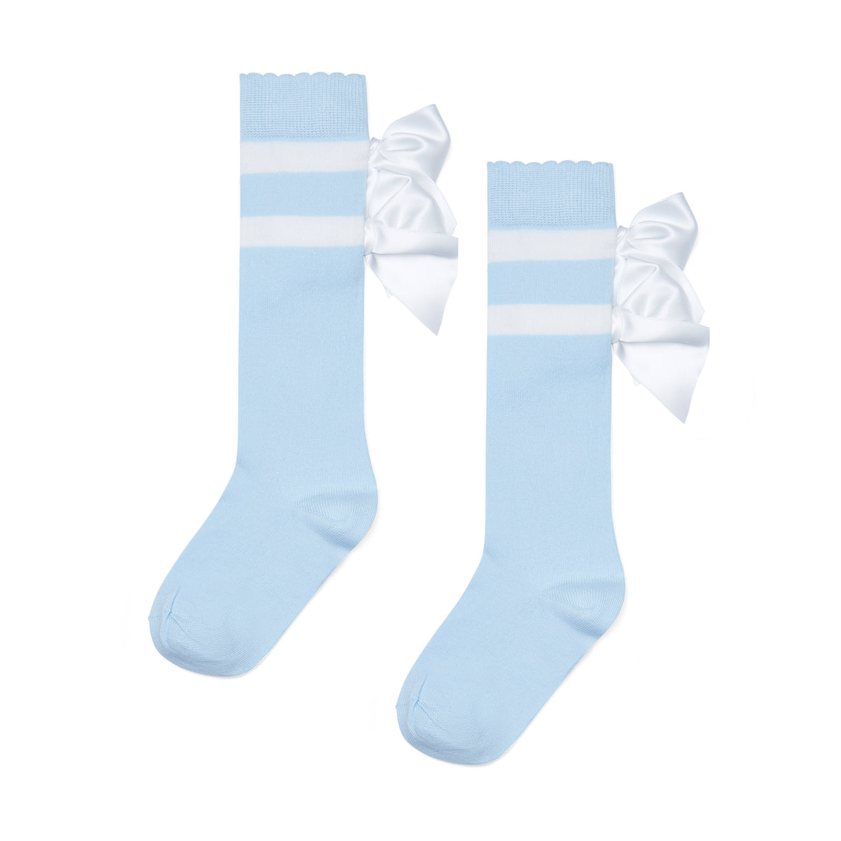 Adee Maeve Knee high double bow socks