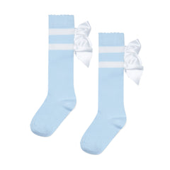 Adee Maeve Knee high double bow socks