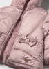 Mayoral 2435 Pink Reversible Fur Jacket
