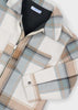 Mayoral 4414 checked overshirt