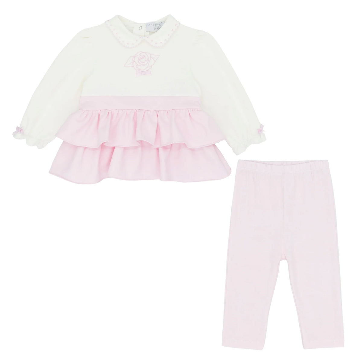 Pastels and co Amanda Frill top legging set