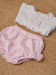 Deolinda Wonder Pink Bloomer set
